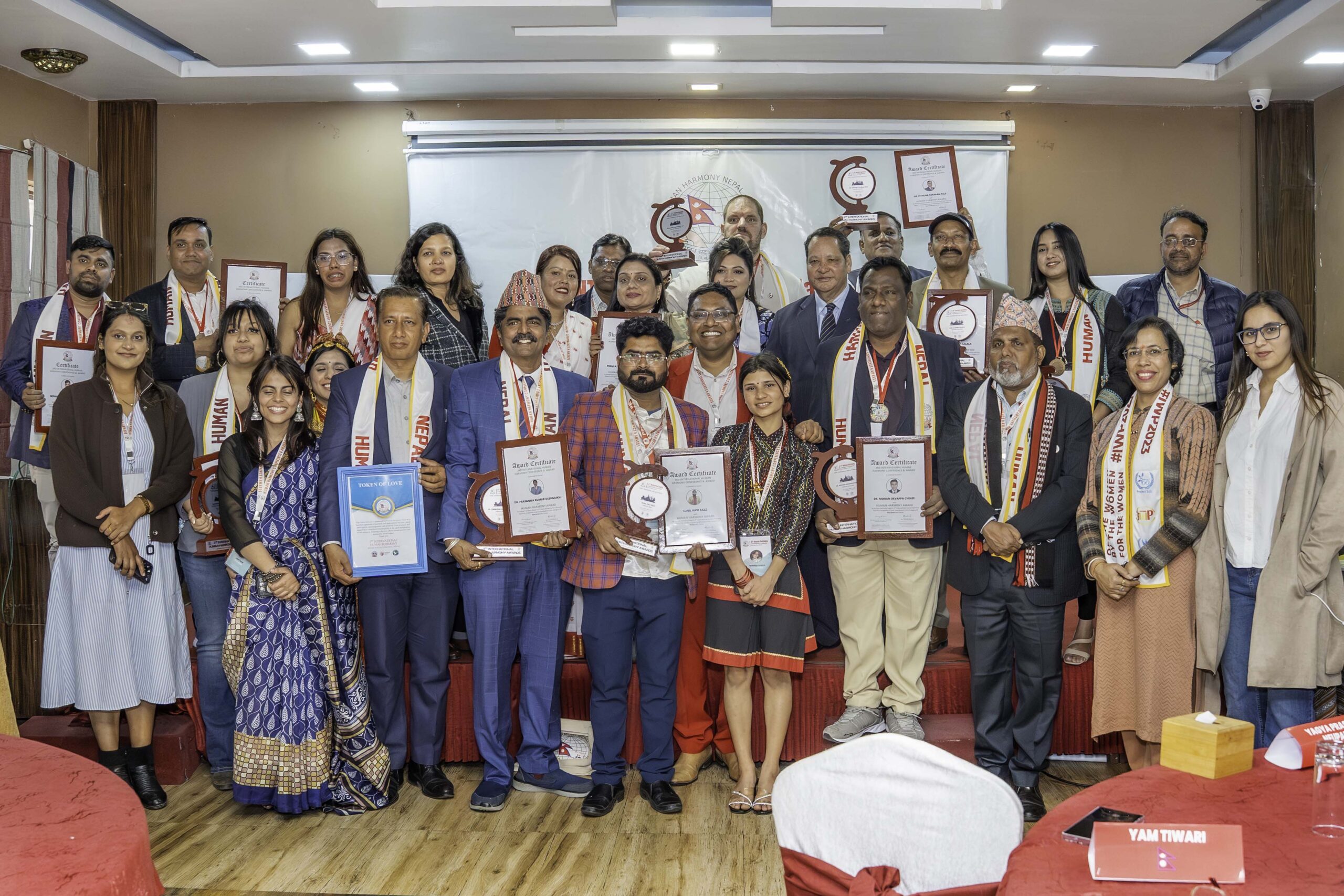 3rd International Human Harmony Conference & Award 2026Hotel Manang, Thamel, Kathmandu – February 20, 2026